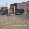 Fencing mobile galvanizzato a catena temporanea